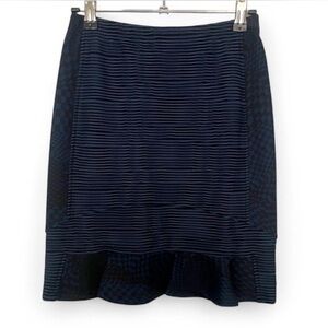 Opening Ceremony Navy Bodycon Mini Skirt